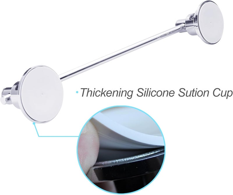 Sneatup Suction Cup Extendable 17-29" Stainless Steel Towel Bar (Chrome Plating) - Image 4